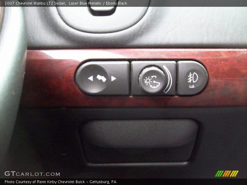 Laser Blue Metallic / Ebony Black 2007 Chevrolet Malibu LTZ Sedan
