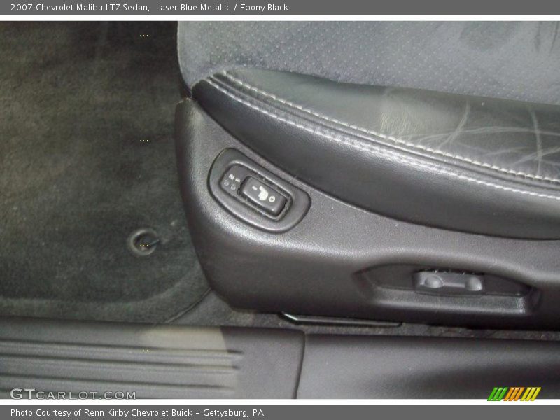 Laser Blue Metallic / Ebony Black 2007 Chevrolet Malibu LTZ Sedan