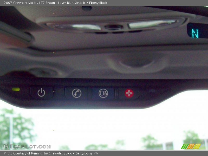 Laser Blue Metallic / Ebony Black 2007 Chevrolet Malibu LTZ Sedan