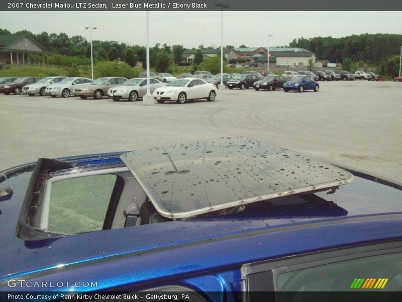 Laser Blue Metallic / Ebony Black 2007 Chevrolet Malibu LTZ Sedan