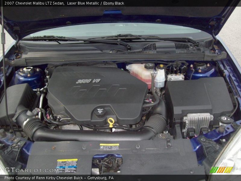 Laser Blue Metallic / Ebony Black 2007 Chevrolet Malibu LTZ Sedan