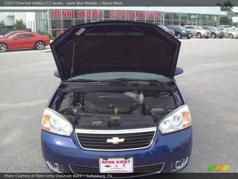 Laser Blue Metallic / Ebony Black 2007 Chevrolet Malibu LTZ Sedan
