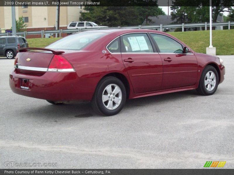 Red Jewel Tintcoat / Neutral 2009 Chevrolet Impala LT