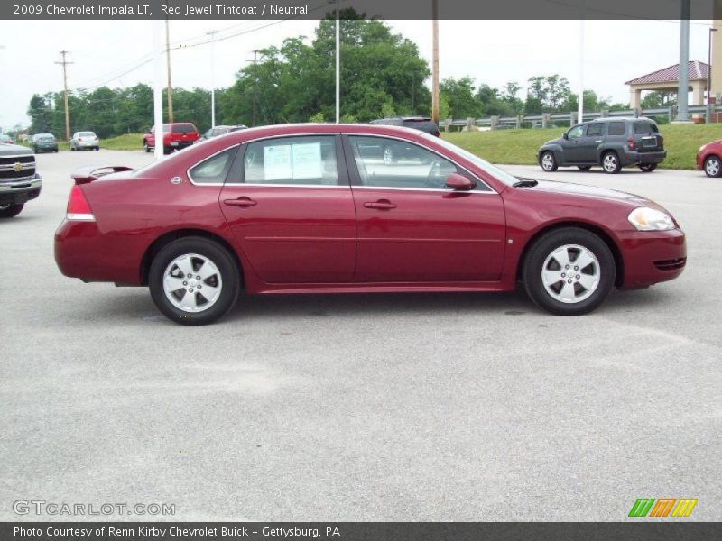 Red Jewel Tintcoat / Neutral 2009 Chevrolet Impala LT