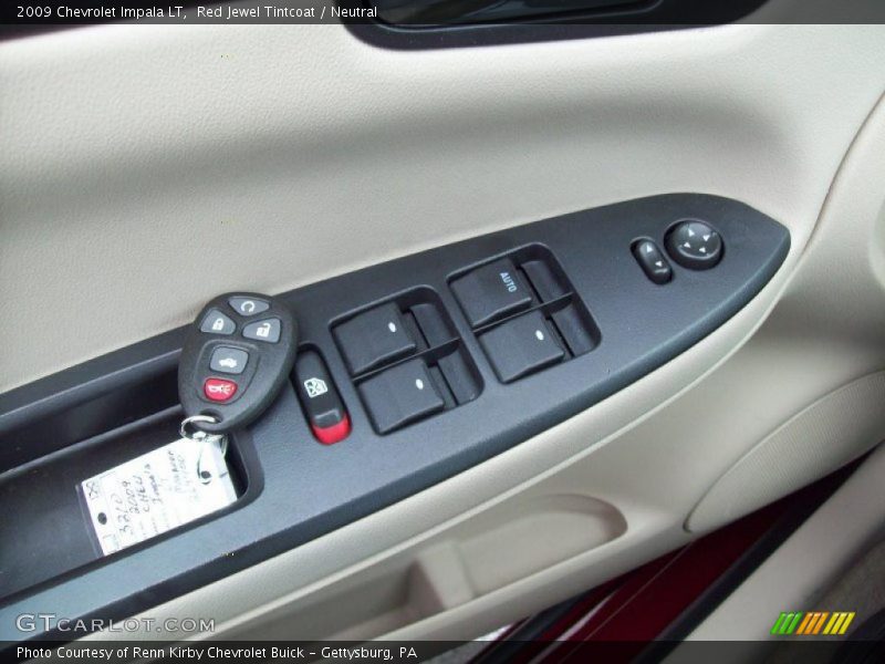 Red Jewel Tintcoat / Neutral 2009 Chevrolet Impala LT