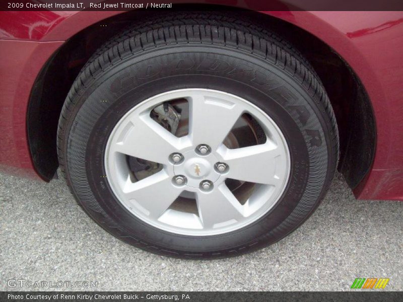 Red Jewel Tintcoat / Neutral 2009 Chevrolet Impala LT