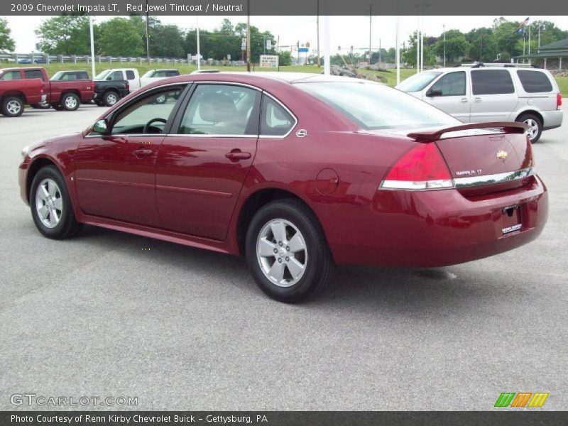 Red Jewel Tintcoat / Neutral 2009 Chevrolet Impala LT