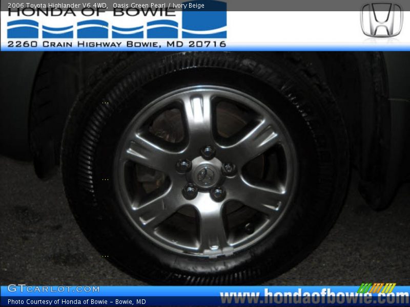 Oasis Green Pearl / Ivory Beige 2006 Toyota Highlander V6 4WD