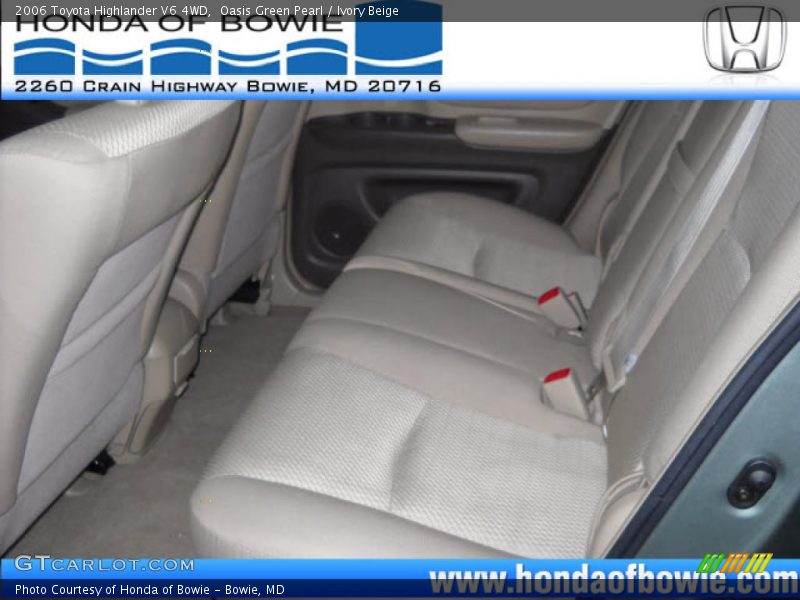 Oasis Green Pearl / Ivory Beige 2006 Toyota Highlander V6 4WD