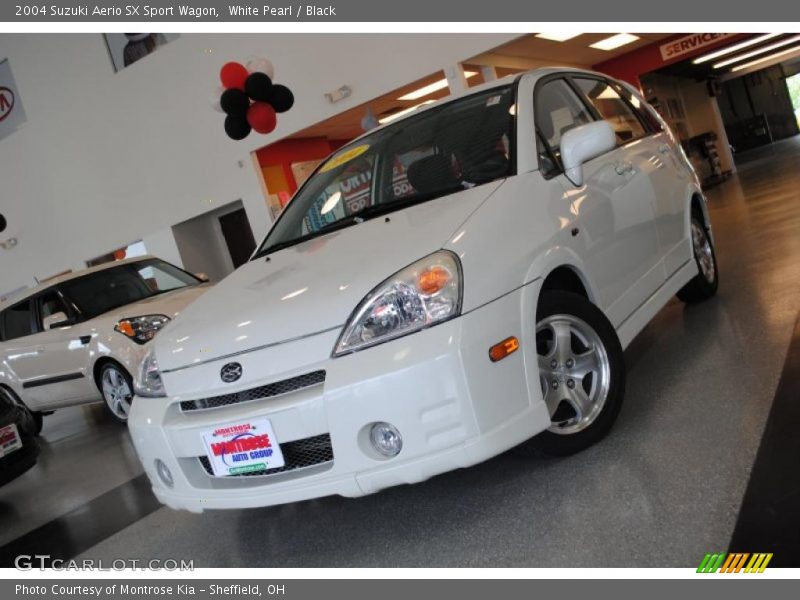 White Pearl / Black 2004 Suzuki Aerio SX Sport Wagon