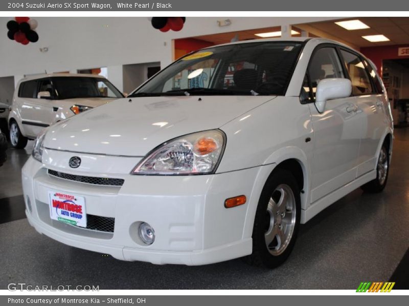 White Pearl / Black 2004 Suzuki Aerio SX Sport Wagon