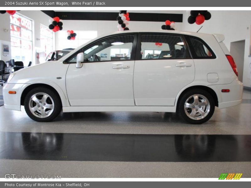 White Pearl / Black 2004 Suzuki Aerio SX Sport Wagon