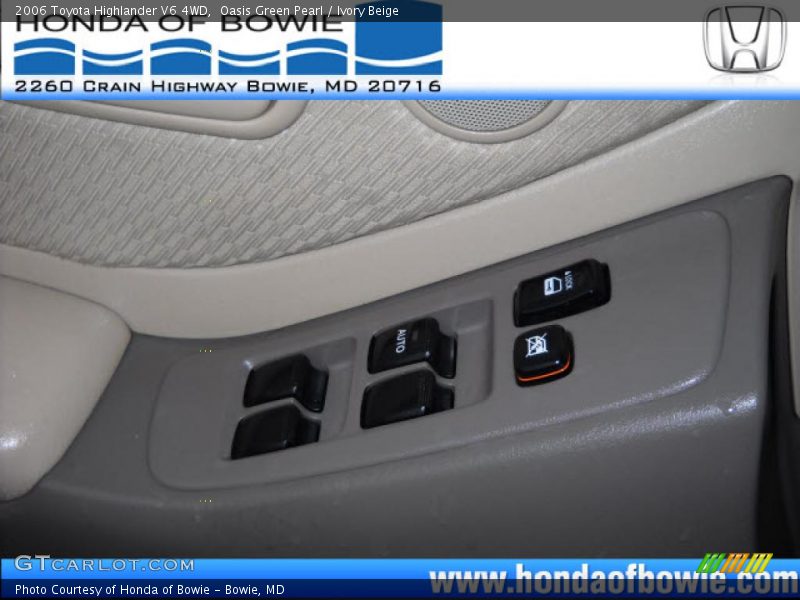 Oasis Green Pearl / Ivory Beige 2006 Toyota Highlander V6 4WD