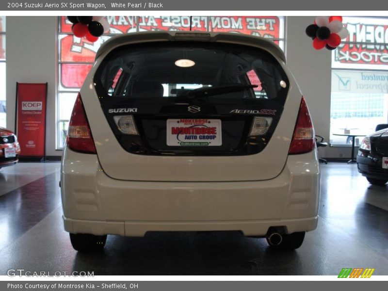 White Pearl / Black 2004 Suzuki Aerio SX Sport Wagon