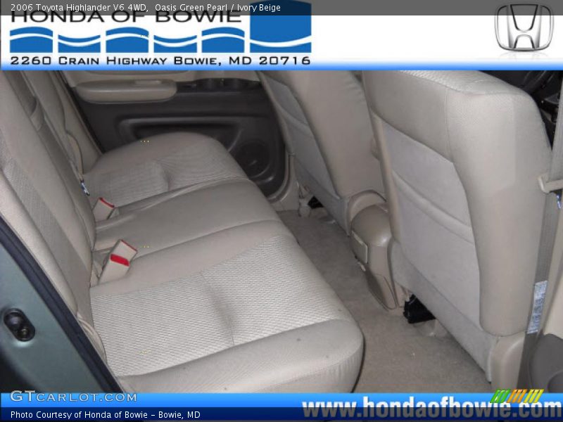 Oasis Green Pearl / Ivory Beige 2006 Toyota Highlander V6 4WD