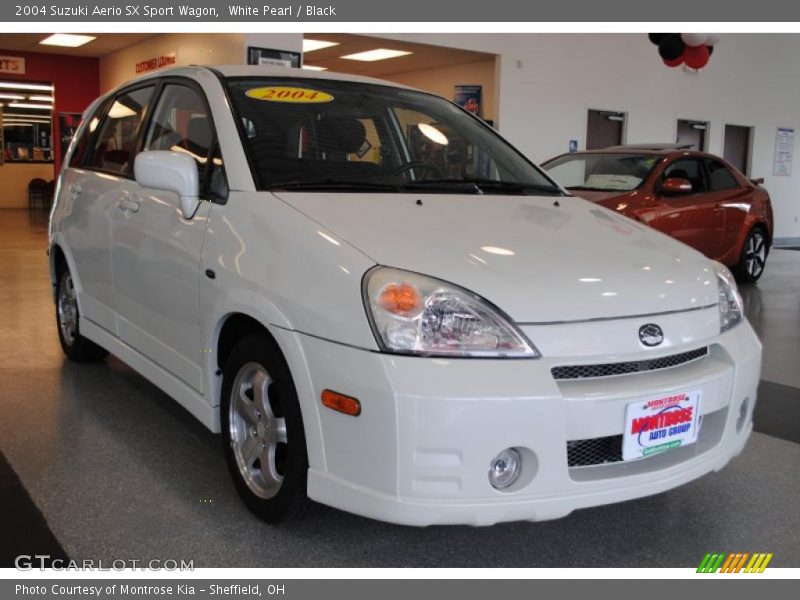 White Pearl / Black 2004 Suzuki Aerio SX Sport Wagon