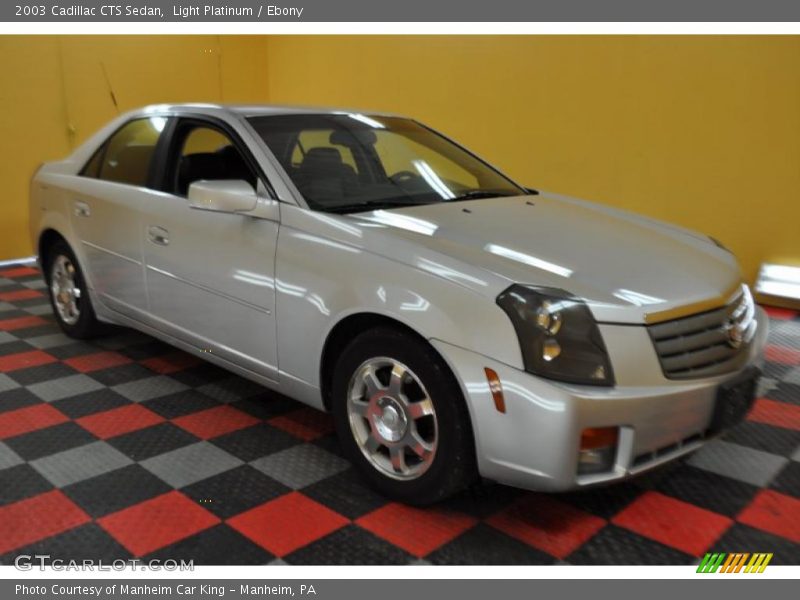 Light Platinum / Ebony 2003 Cadillac CTS Sedan