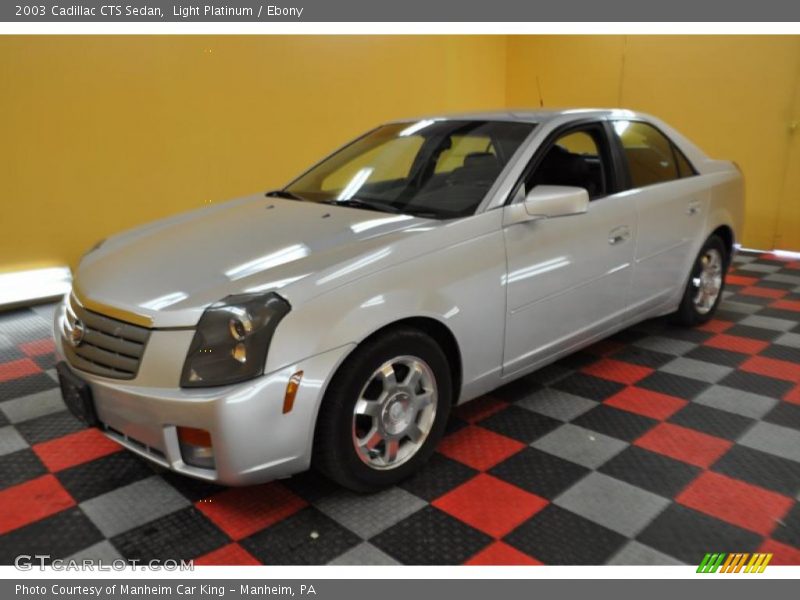 Light Platinum / Ebony 2003 Cadillac CTS Sedan