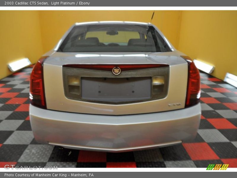 Light Platinum / Ebony 2003 Cadillac CTS Sedan