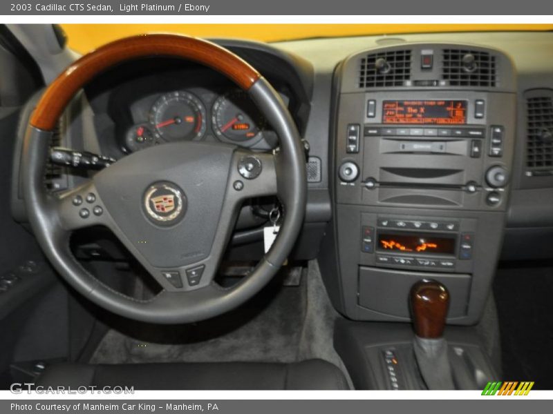 Light Platinum / Ebony 2003 Cadillac CTS Sedan