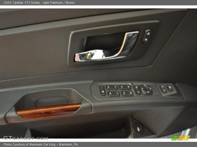 Light Platinum / Ebony 2003 Cadillac CTS Sedan