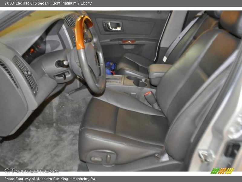 Light Platinum / Ebony 2003 Cadillac CTS Sedan