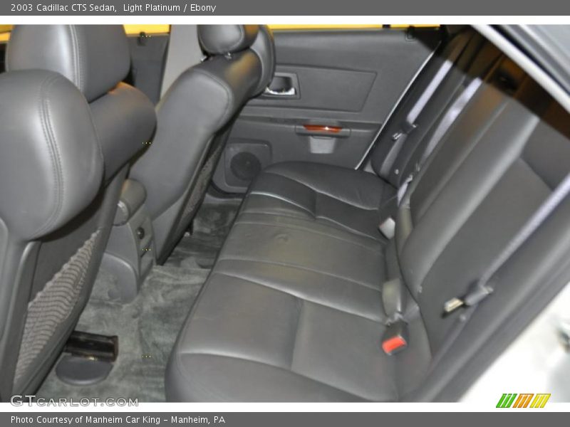 Light Platinum / Ebony 2003 Cadillac CTS Sedan