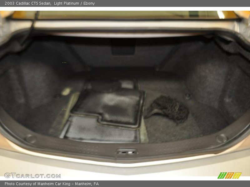 Light Platinum / Ebony 2003 Cadillac CTS Sedan