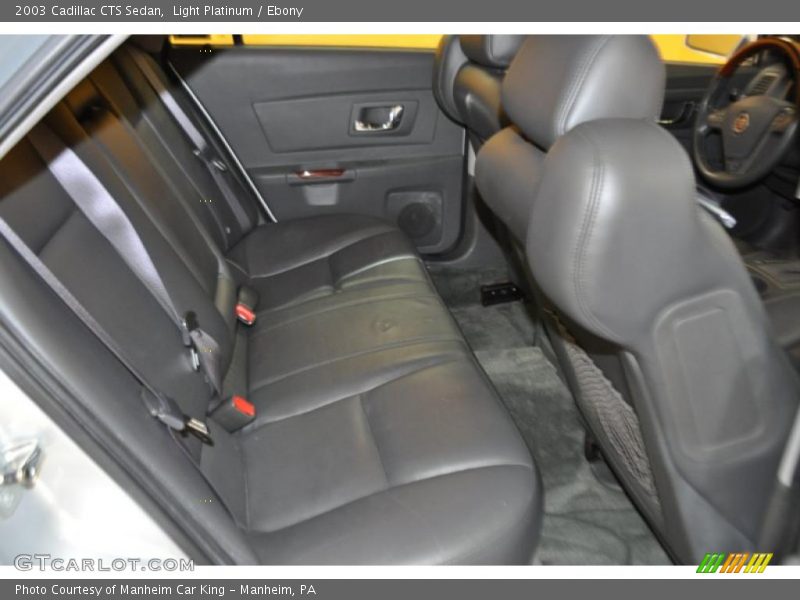 Light Platinum / Ebony 2003 Cadillac CTS Sedan