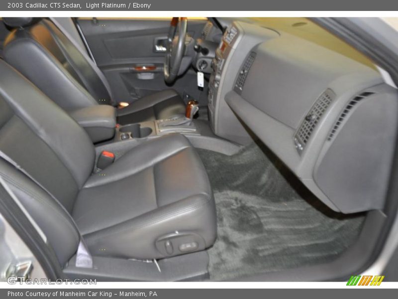 Light Platinum / Ebony 2003 Cadillac CTS Sedan