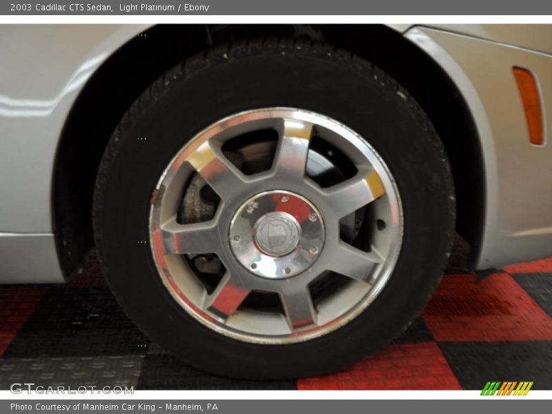 Light Platinum / Ebony 2003 Cadillac CTS Sedan