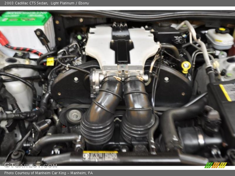 Light Platinum / Ebony 2003 Cadillac CTS Sedan