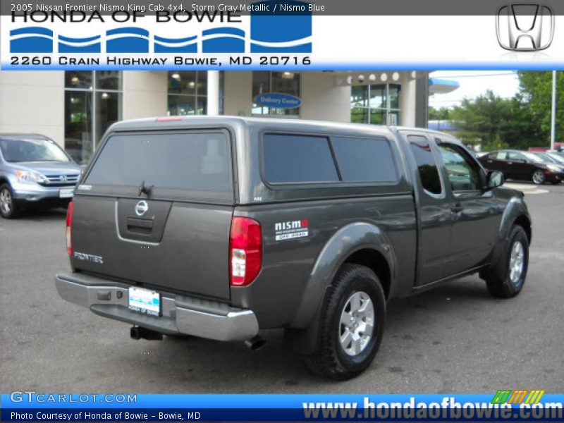 Storm Gray Metallic / Nismo Blue 2005 Nissan Frontier Nismo King Cab 4x4