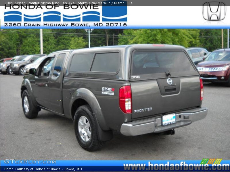 Storm Gray Metallic / Nismo Blue 2005 Nissan Frontier Nismo King Cab 4x4