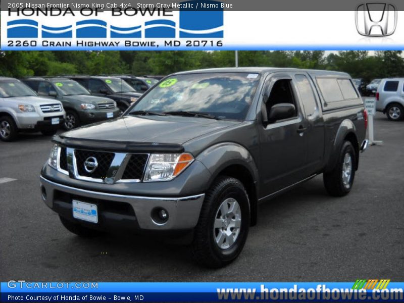 Storm Gray Metallic / Nismo Blue 2005 Nissan Frontier Nismo King Cab 4x4