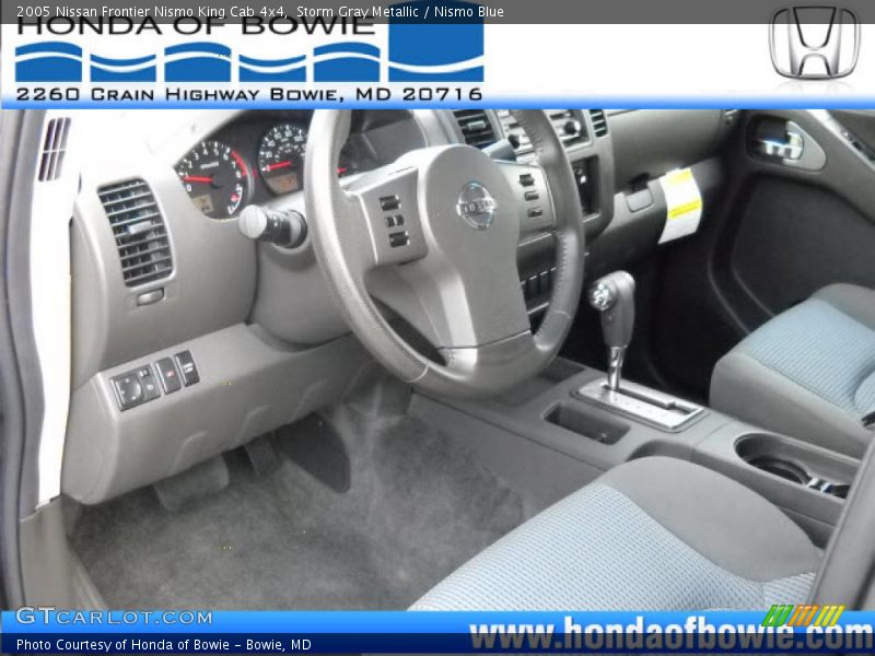 Storm Gray Metallic / Nismo Blue 2005 Nissan Frontier Nismo King Cab 4x4