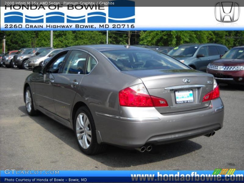 Platinum Graphite / Graphite 2008 Infiniti M 35x AWD Sedan