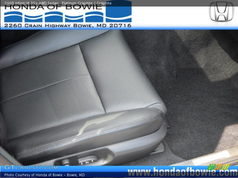 Platinum Graphite / Graphite 2008 Infiniti M 35x AWD Sedan