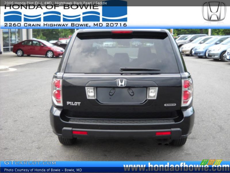 Nighthawk Black Pearl / Saddle 2006 Honda Pilot EX-L 4WD