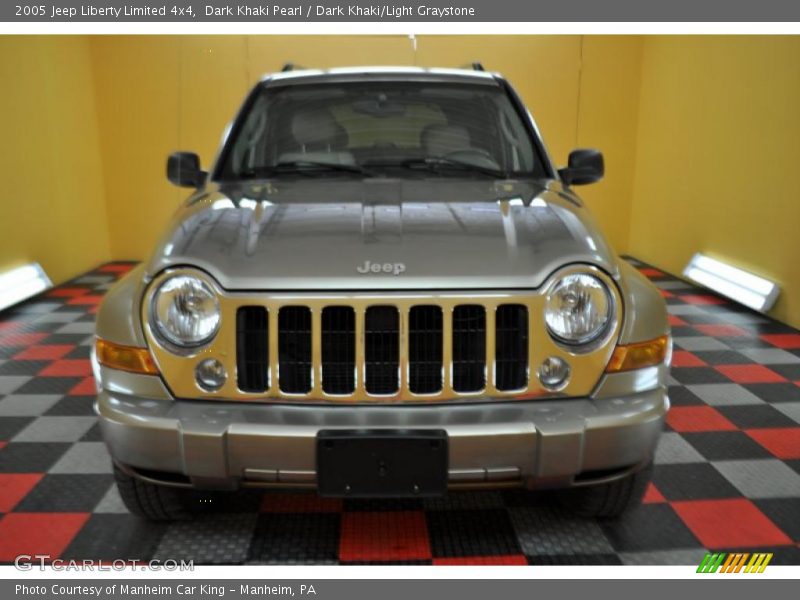 Dark Khaki Pearl / Dark Khaki/Light Graystone 2005 Jeep Liberty Limited 4x4