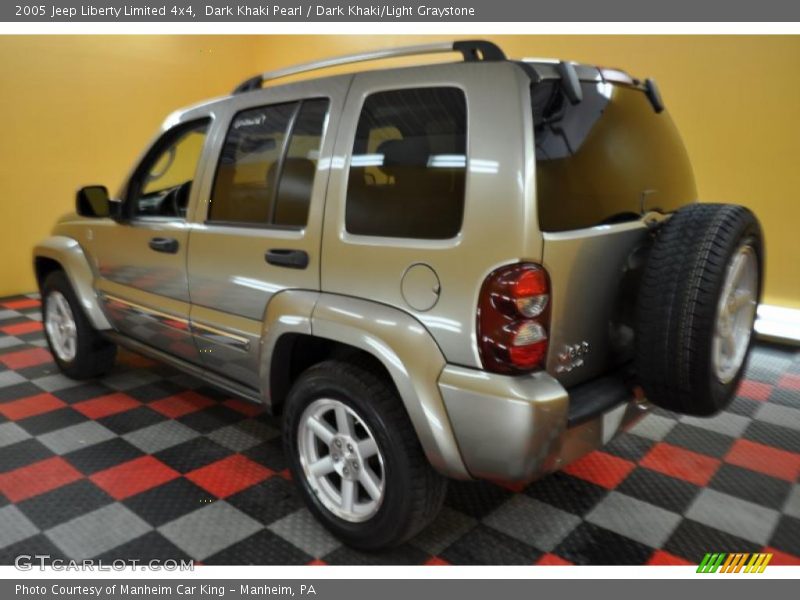 Dark Khaki Pearl / Dark Khaki/Light Graystone 2005 Jeep Liberty Limited 4x4