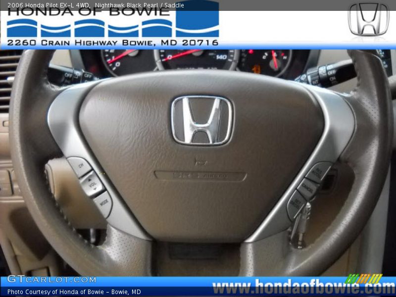 Nighthawk Black Pearl / Saddle 2006 Honda Pilot EX-L 4WD