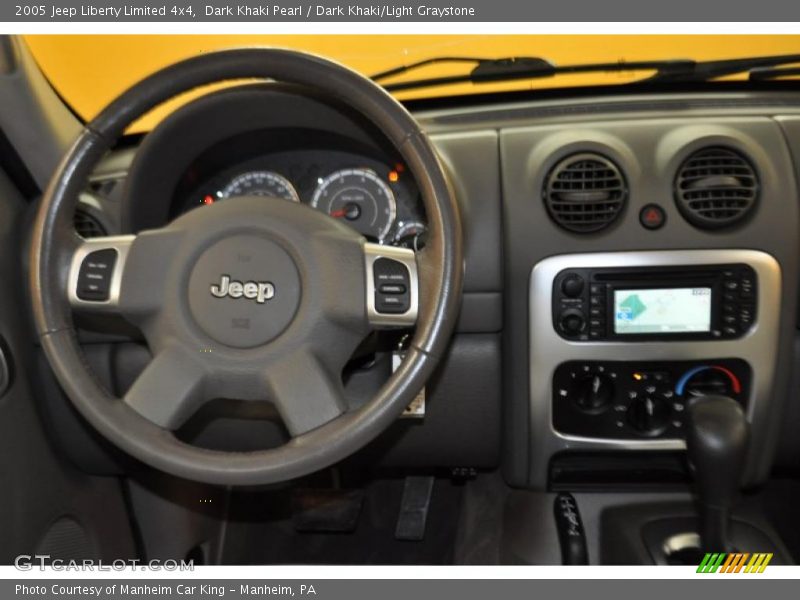 Dark Khaki Pearl / Dark Khaki/Light Graystone 2005 Jeep Liberty Limited 4x4