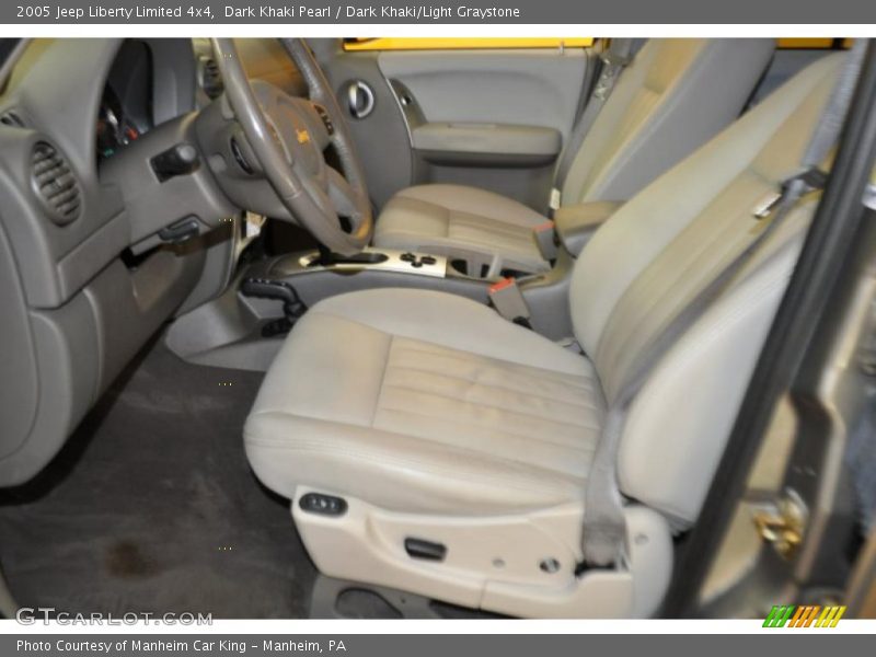 Dark Khaki Pearl / Dark Khaki/Light Graystone 2005 Jeep Liberty Limited 4x4