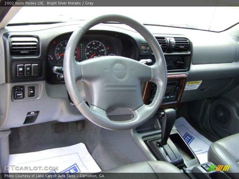 Bright Silver Metallic / Gray 2002 Isuzu Rodeo LSE