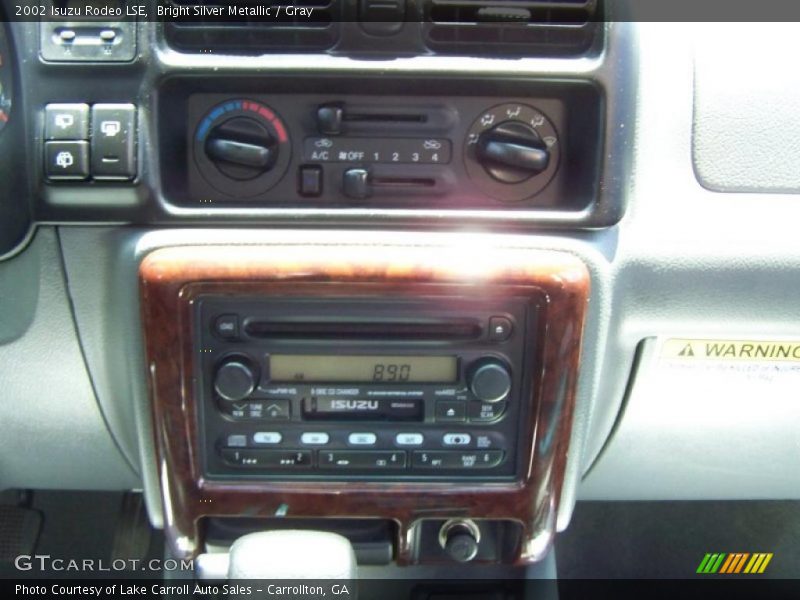 Bright Silver Metallic / Gray 2002 Isuzu Rodeo LSE