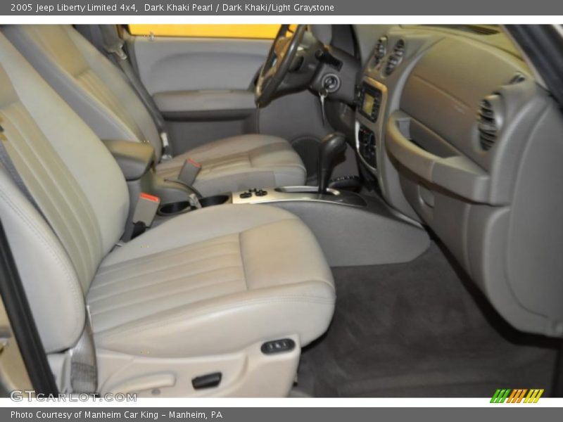 Dark Khaki Pearl / Dark Khaki/Light Graystone 2005 Jeep Liberty Limited 4x4