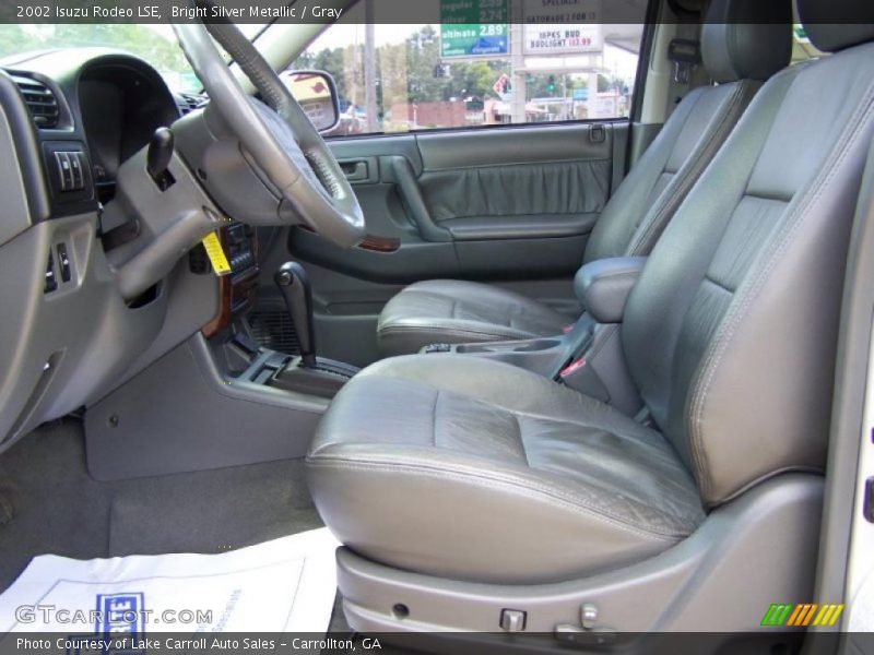 Bright Silver Metallic / Gray 2002 Isuzu Rodeo LSE