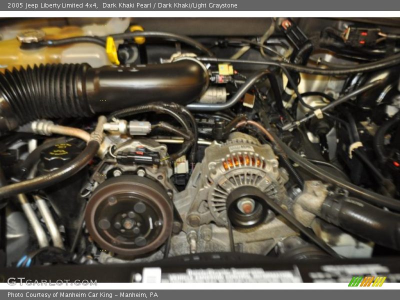 Dark Khaki Pearl / Dark Khaki/Light Graystone 2005 Jeep Liberty Limited 4x4