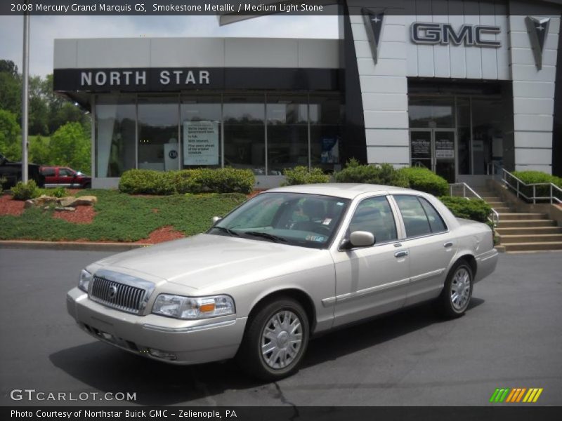 Smokestone Metallic / Medium Light Stone 2008 Mercury Grand Marquis GS